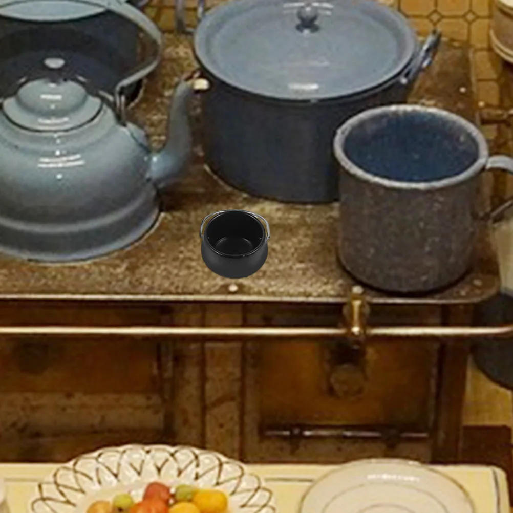 2 шт. черных миниатюрных котлов для декора на Хэллоуин, аксессуары для кукольного домика, крошечные горшочки, украшения для микроландшафта, сцена с костром
2 шт. черных миниатюрных котлов для декора на Хэллоуин, аксессуары для кукольного домика, крошечные горшочки, украшения для микроландшафта, сцена с костром