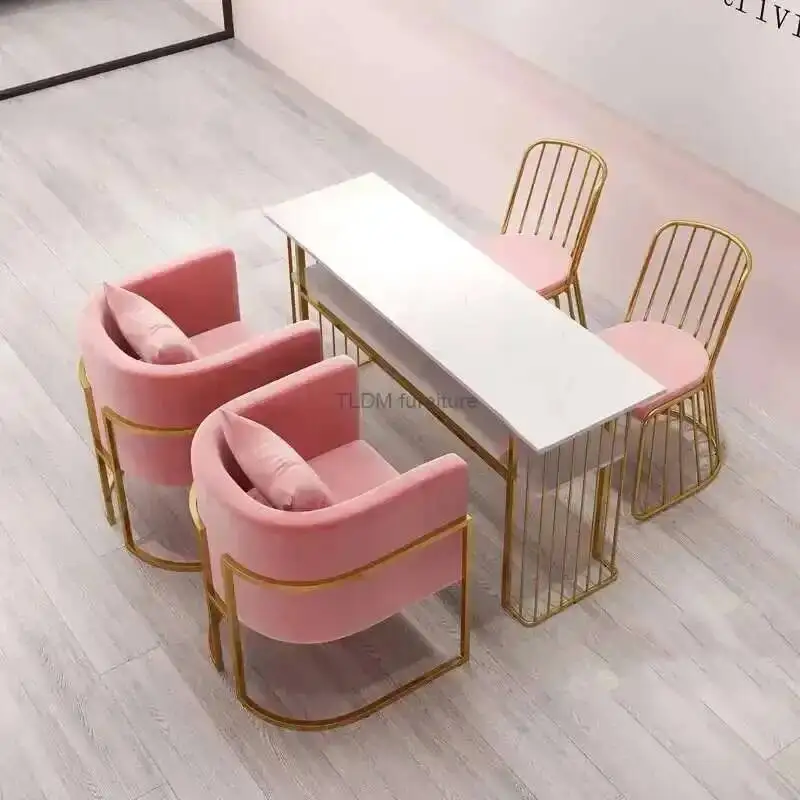 Nordic Single and Double Nail Tables Beauty Salon Small Professional Manicure Tables Simple Double Manicure Table and Chair Set
Nordic Single and Double Nail Tables Beauty Salon Small Professional Manicure Tables Simple Double Manicure Table and Chair Set