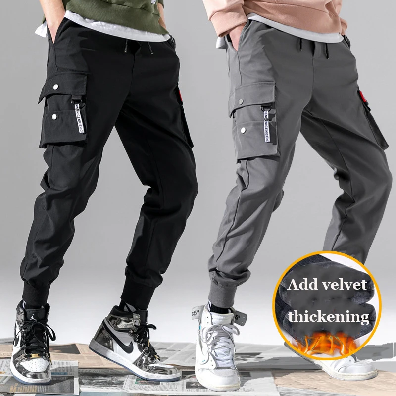 New Trendy Pants Casual Multi Flap Pocket Men's Cargo Pants Unisex Loose-fit Pants Solid Color High Street Thermal Fleece Pants
New Trendy Pants Casual Multi Flap Pocket Men's Cargo Pants Unisex Loose-fit Pants Solid Color High Street Thermal Fleece Pants