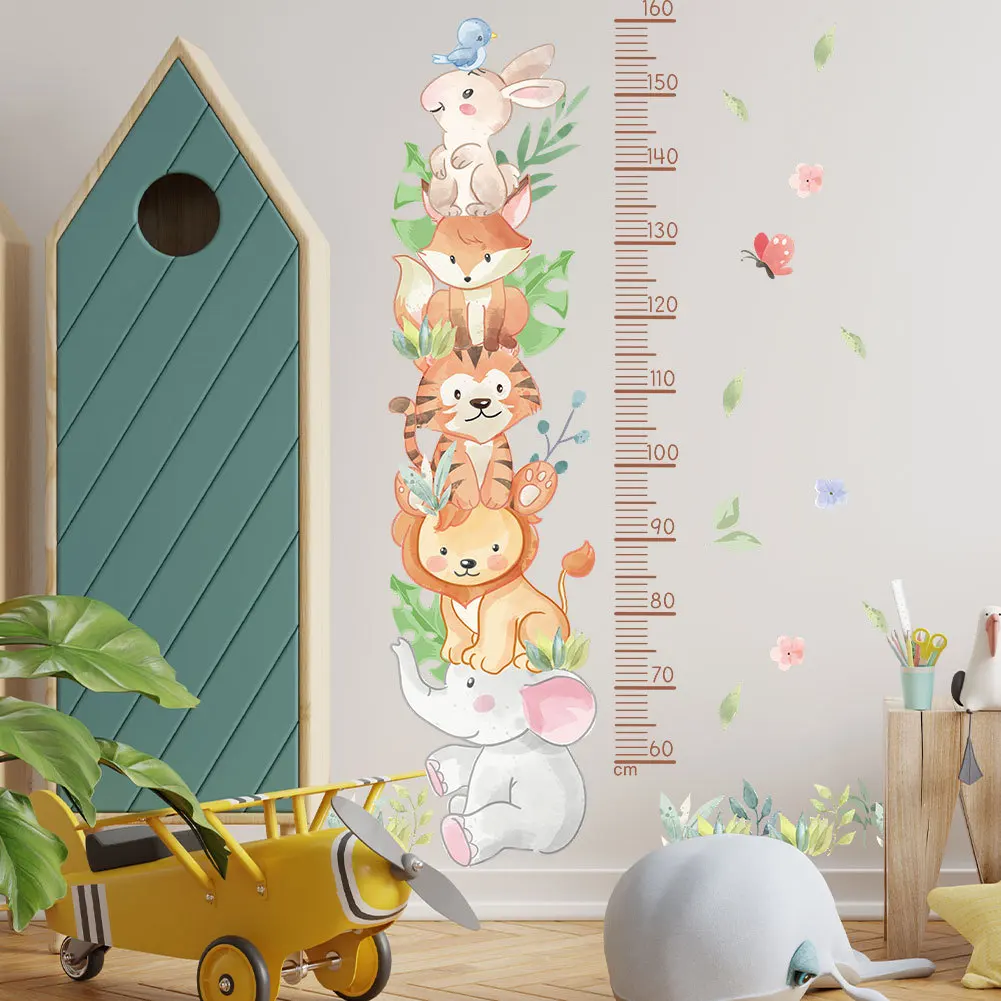Cartoon animals height chart sticker for kids room kindergarten living room self adhesive wall decor
Cartoon animals height chart sticker for kids room kindergarten living room self adhesive wall decor