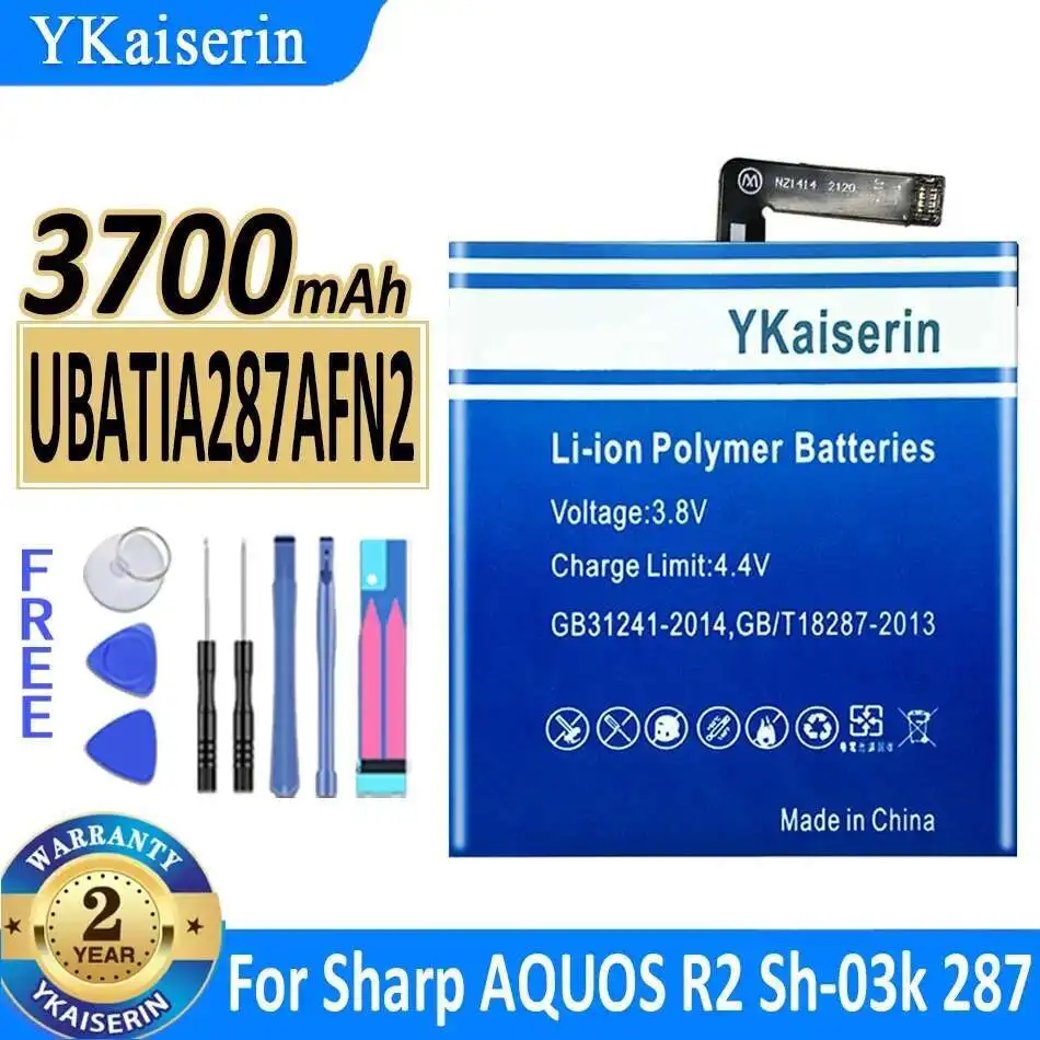 Good Low-Temperature Performance 3700mAh Mobile Phone Battery Long Lasting UBATIA287AFN2 For Sharp Aquos R2 SH-03k 287
Good Low-Temperature Performance 3700mAh Mobile Phone Battery Long Lasting UBATIA287AFN2 For Sharp Aquos R2 SH-03k 287