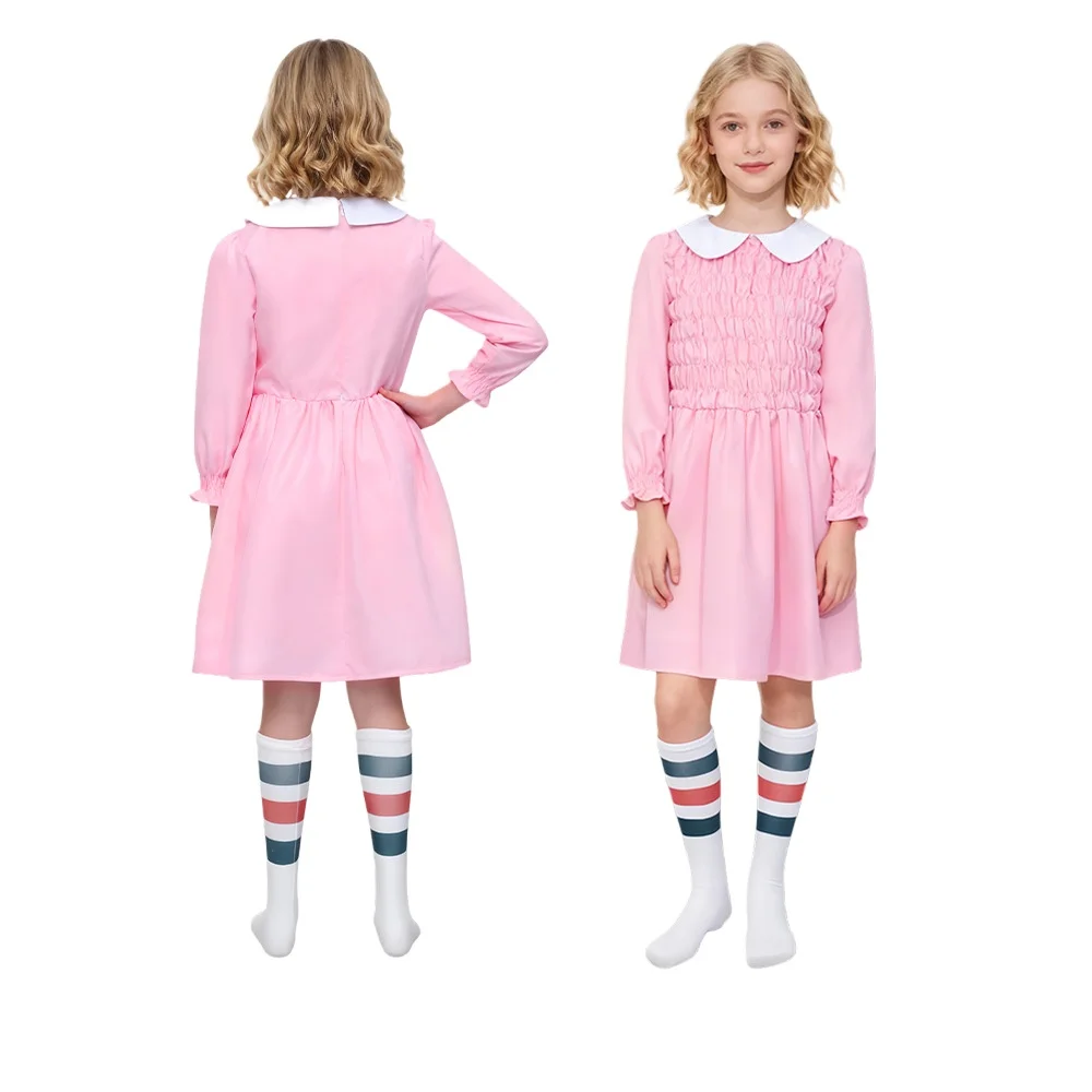 Dresses for Women Girls Pink Dresses, Stranger Eleven Cosplay things Eleven Costumes for Halloween Carnival Party Dress Up
Dresses for Women Girls Pink Dresses, Stranger Eleven Cosplay things Eleven Costumes for Halloween Carnival Party Dress Up