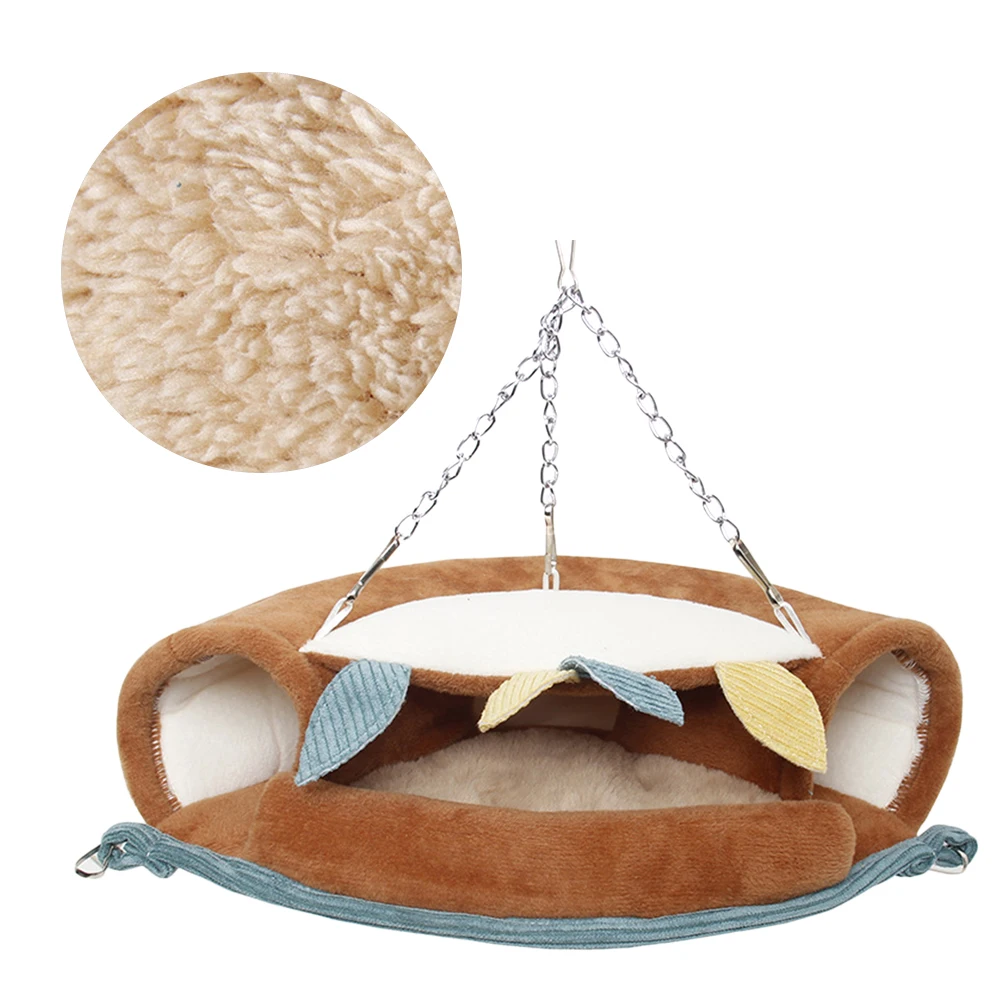 Warm Cozy Hammock Hanging Nest Guinea Pig Bedding Tunnel Fleece Pet Hamster Cradle Cage Small High-Quality Material Durable
Warm Cozy Hammock Hanging Nest Guinea Pig Bedding Tunnel Fleece Pet Hamster Cradle Cage Small High-Quality Material Durable