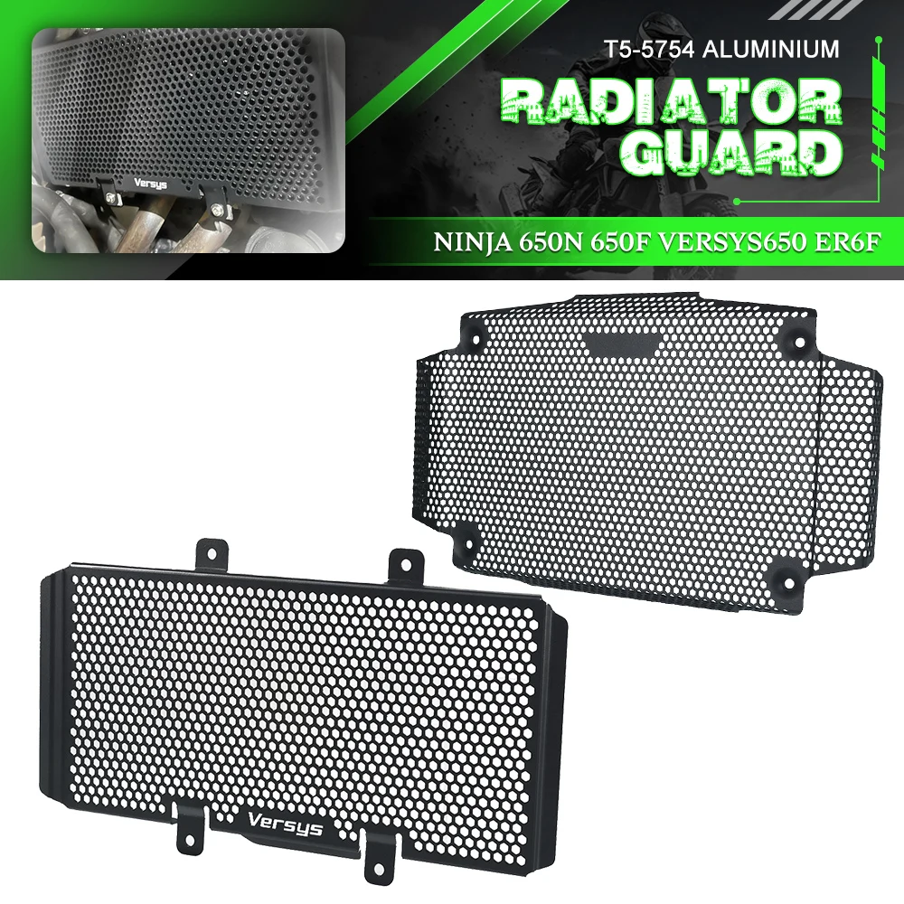 FOR Kawasaki Ninja 650N 650F 2012 2013 2014 2015 2016 Motorcycle Radiator Guard Cooler Cover Protector Versys650 ER6F 2019-2016
FOR Kawasaki Ninja 650N 650F 2012 2013 2014 2015 2016 Motorcycle Radiator Guard Cooler Cover Protector Versys650 ER6F 2019-2016