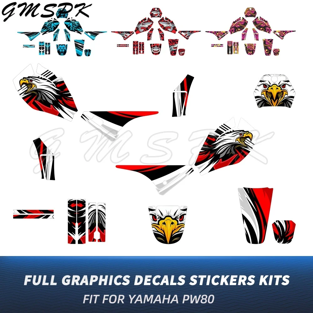 Personalized Full Set Graphics Decals Backgrounds Stickers Kit Fit for Yamaha PW80 PW 80 Custom Team Number Name
Personalized Full Set Graphics Decals Backgrounds Stickers Kit Fit for Yamaha PW80 PW 80 Custom Team Number Name