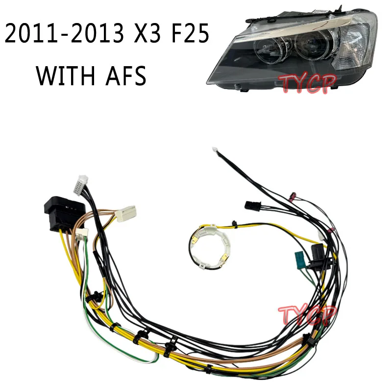 Подходит для BMW X3 F25 2011-2013, жгут проводов ксеноновых фар, внутренний жгут проводов, разъем, для моделей без AFS и с AFS.
Подходит для BMW X3 F25 2011-2013, жгут проводов ксеноновых фар, внутренний жгут проводов, разъем, для моделей без AFS и с AFS.