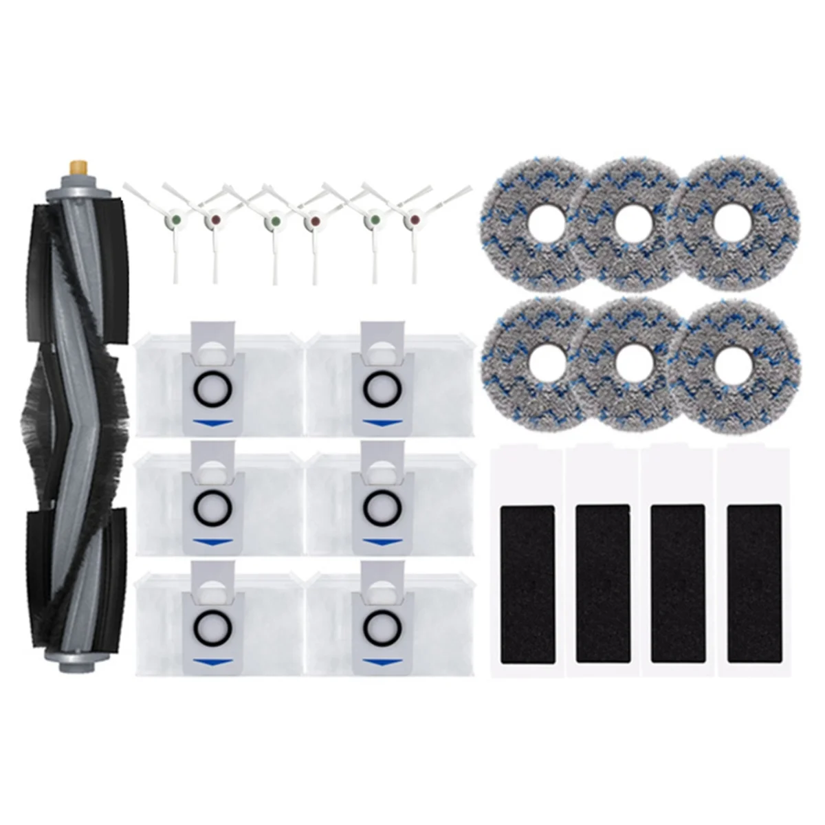 23PCS for Deebot T20 OMNI / T20 MAX/ T20 PRO Vacuum Cleaner Parts Main Side Brush Mop Cloth HEPA Filter Dust Bag
23PCS for Deebot T20 OMNI / T20 MAX/ T20 PRO Vacuum Cleaner Parts Main Side Brush Mop Cloth HEPA Filter Dust Bag