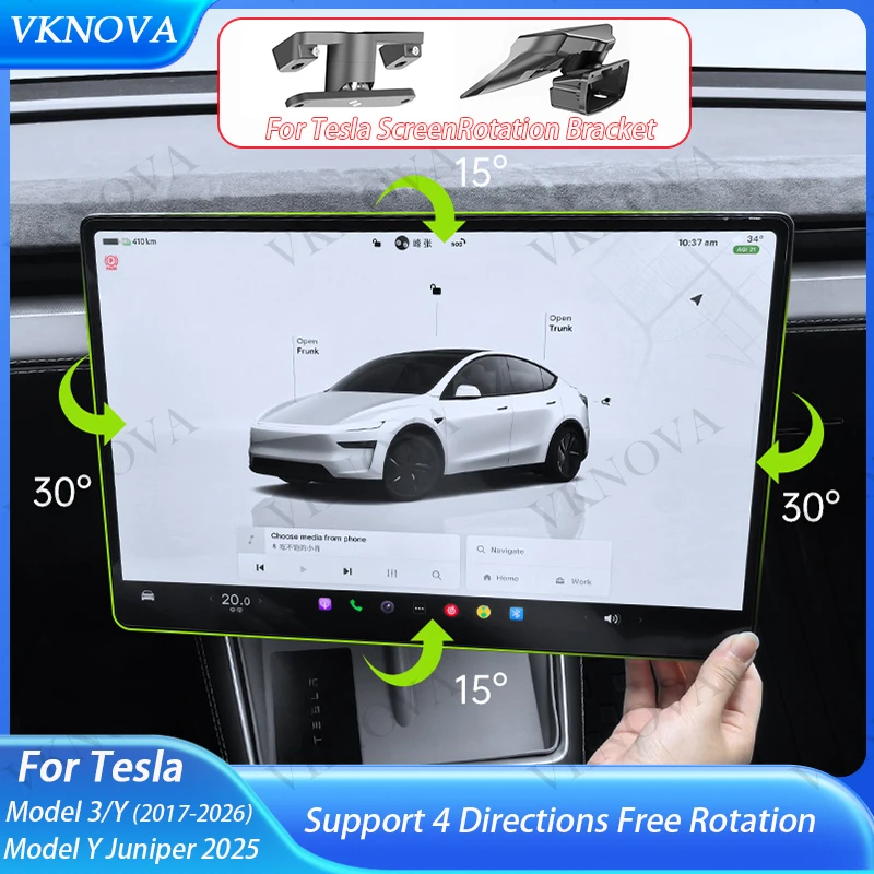 Newest For Tesla ModelY Juniper 2025 Model3 Swivel Holder Mount Highland Tilt Screen Rotating Bracket Kit Display Monitor Rotate
Newest For Tesla ModelY Juniper 2025 Model3 Swivel Holder Mount Highland Tilt Screen Rotating Bracket Kit Display Monitor Rotate