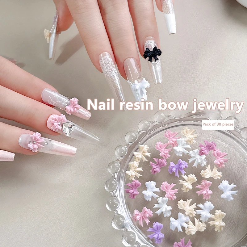 30 Pcs Ribbon Bow Nail Charms Parts Nail Art Tie Decoration Kawaii Accessories Manicure Design Supplies
30 Pcs Ribbon Bow Nail Charms Parts Nail Art Tie Decoration Kawaii Accessories Manicure Design Supplies