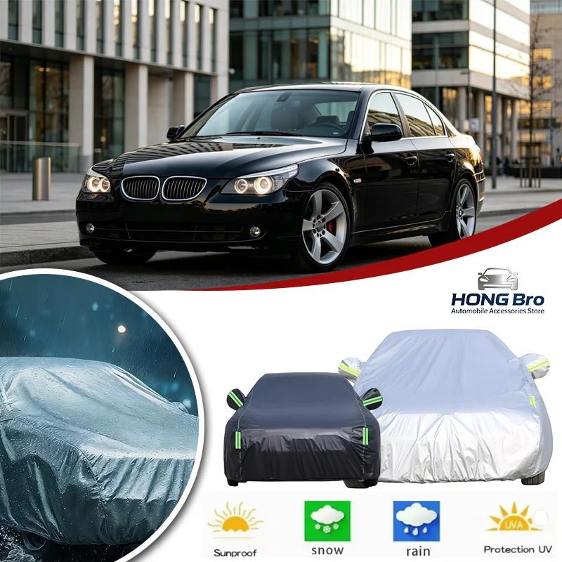 For BMW 5 Series E60 E61 2003-2010 Full Car Cover Outdoor Sun Shade Anti-UV, Waterproof, Snow Rain Protection, Dustproof Cover
For BMW 5 Series E60 E61 2003-2010 Full Car Cover Outdoor Sun Shade Anti-UV, Waterproof, Snow Rain Protection, Dustproof Cover