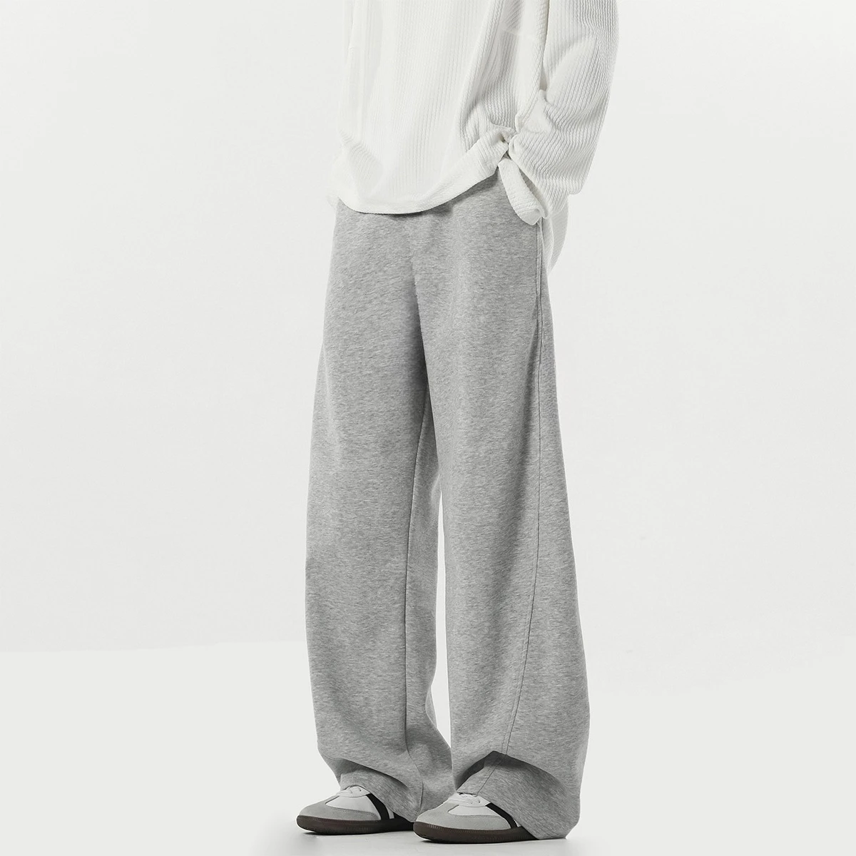 Versatile Heavyweight Sports Sweatpants Men's Trendy Brand New American Loose Straight Leg Wide Leg Gray Floor Length Pants
Versatile Heavyweight Sports Sweatpants Men's Trendy Brand New American Loose Straight Leg Wide Leg Gray Floor Length Pants