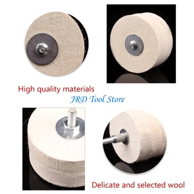 A2UD 50mm 2" Compressed Wool Felt Fabric Disc Polishing Buffing Pads Tool
A2UD 50mm 2" Compressed Wool Felt Fabric Disc Polishing Buffing Pads Tool