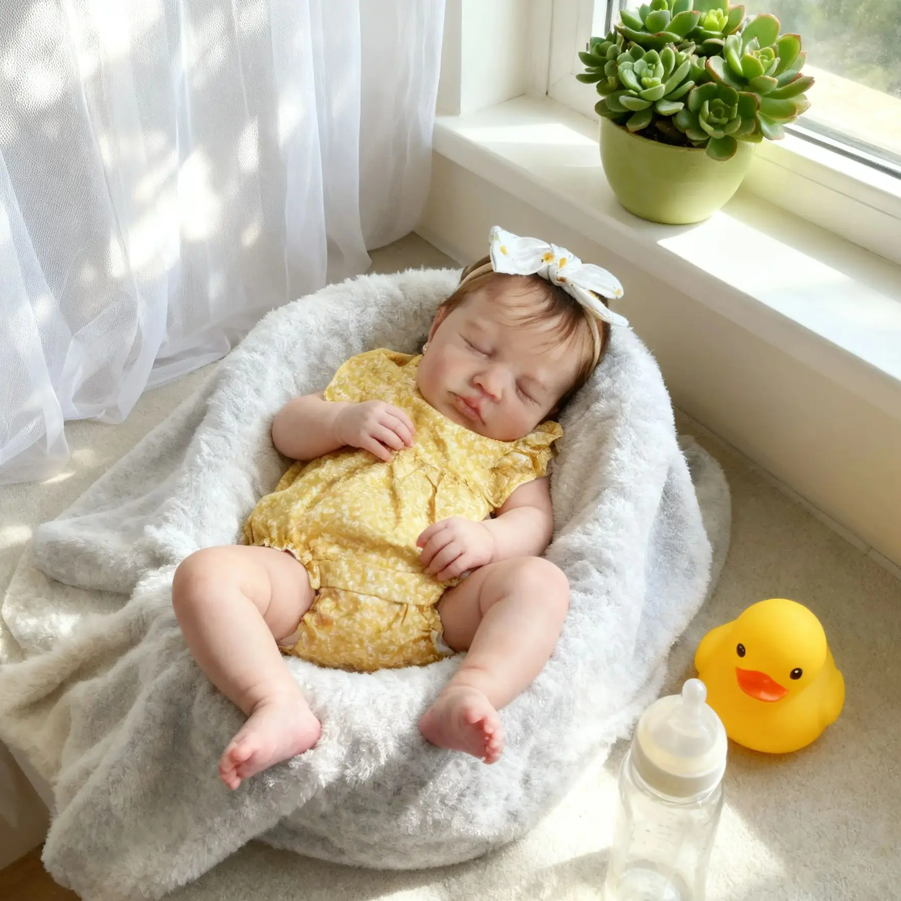 48CM Lifelike Newborn Loulou Doll Full Body Vinyl Silicone Doll with Multiple Layers Painting 3D Skin Visible Veins kids toys
48CM Lifelike Newborn Loulou Doll Full Body Vinyl Silicone Doll with Multiple Layers Painting 3D Skin Visible Veins kids toys