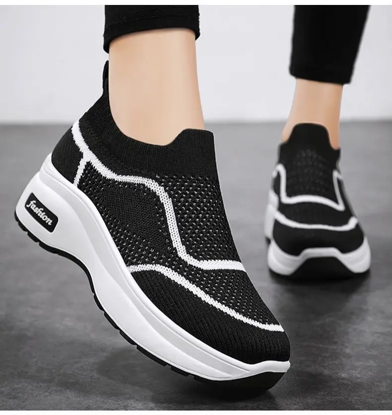 Women Chunky Platform Sneakers Height Increasing Casual Shoes Lace Up Breathable Mesh Walking Elevator Sneakers Soft Sole
Women Chunky Platform Sneakers Height Increasing Casual Shoes Lace Up Breathable Mesh Walking Elevator Sneakers Soft Sole