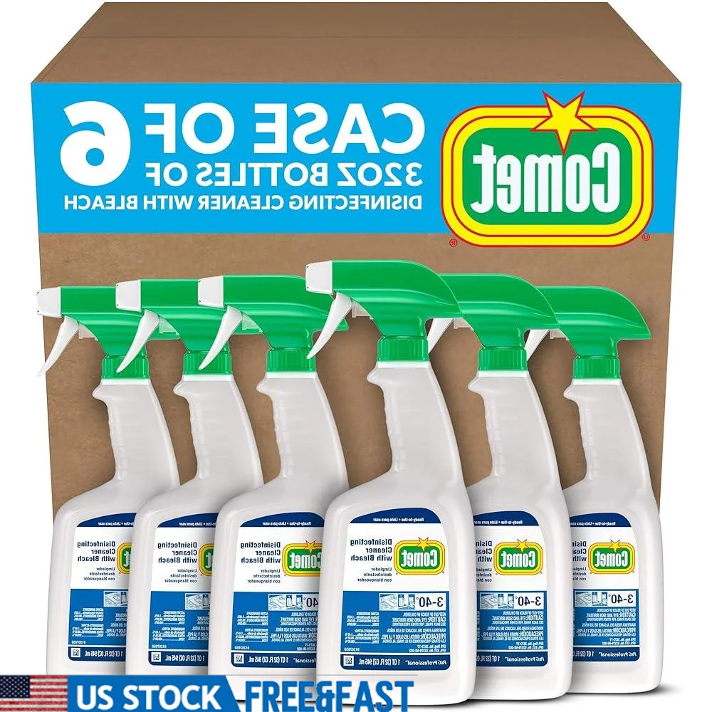 Multi Purpose Disinfecting Liquid Cleaner with Bleach All Purpose Heavy Duty Spray Natural Formula Commercial Use 32oz Case of 6
Multi Purpose Disinfecting Liquid Cleaner with Bleach All Purpose Heavy Duty Spray Natural Formula Commercial Use 32oz Case of 6