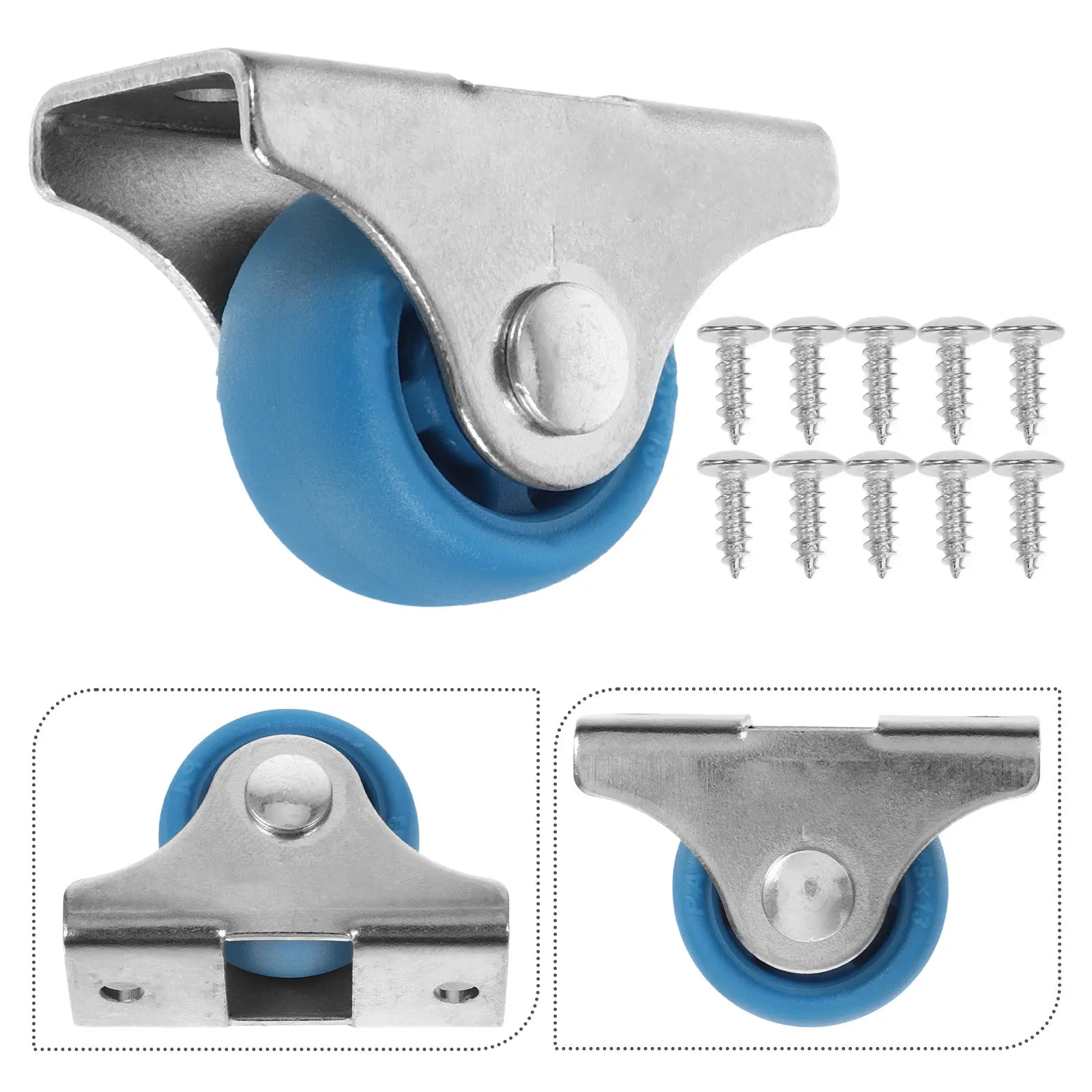 4 Pcs Caster Wheels Desk Casters Directional Drawer Roller Adhesive for Furniture
4 Pcs Caster Wheels Desk Casters Directional Drawer Roller Adhesive for Furniture