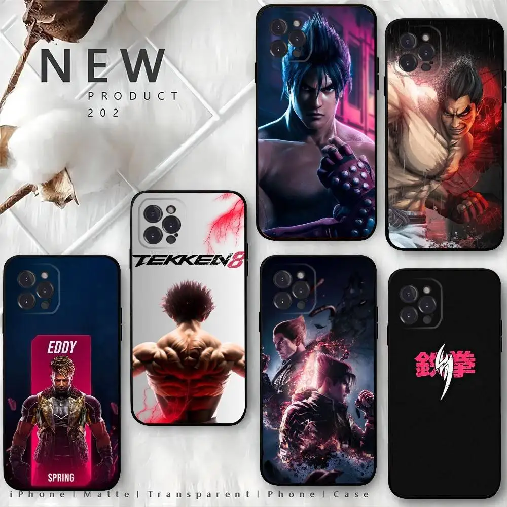 Game T-Tekken 8 Phone Case For iPhone 16,15,14,13,12 Mini 11 Pro XR,X,XS,MAX 7,8 Plus Silicone Cover Soft Black
Game T-Tekken 8 Phone Case For iPhone 16,15,14,13,12 Mini 11 Pro XR,X,XS,MAX 7,8 Plus Silicone Cover Soft Black