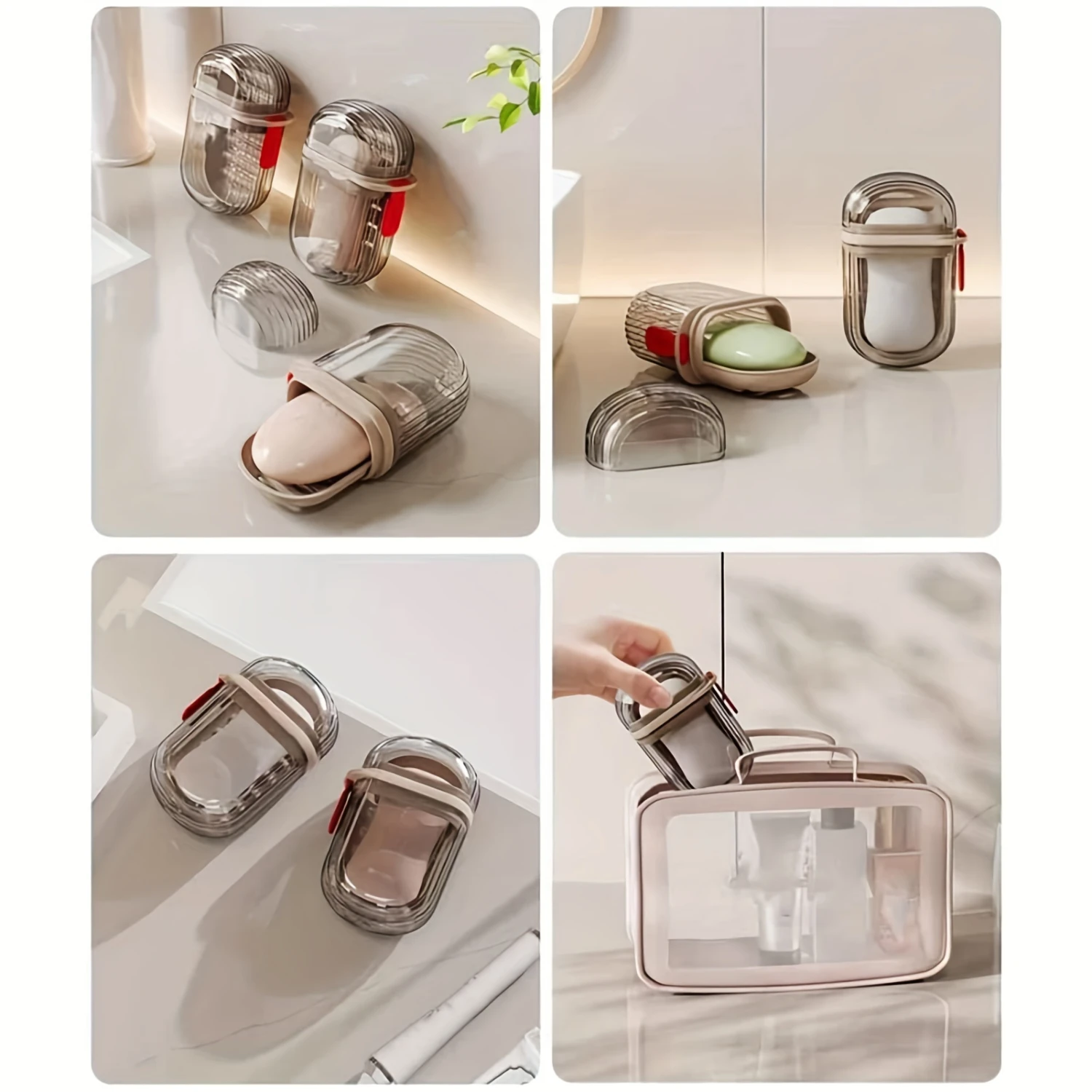 Soap box travel portable mini soap box sealed draining with lid soap box transparent light luxury premium
Soap box travel portable mini soap box sealed draining with lid soap box transparent light luxury premium