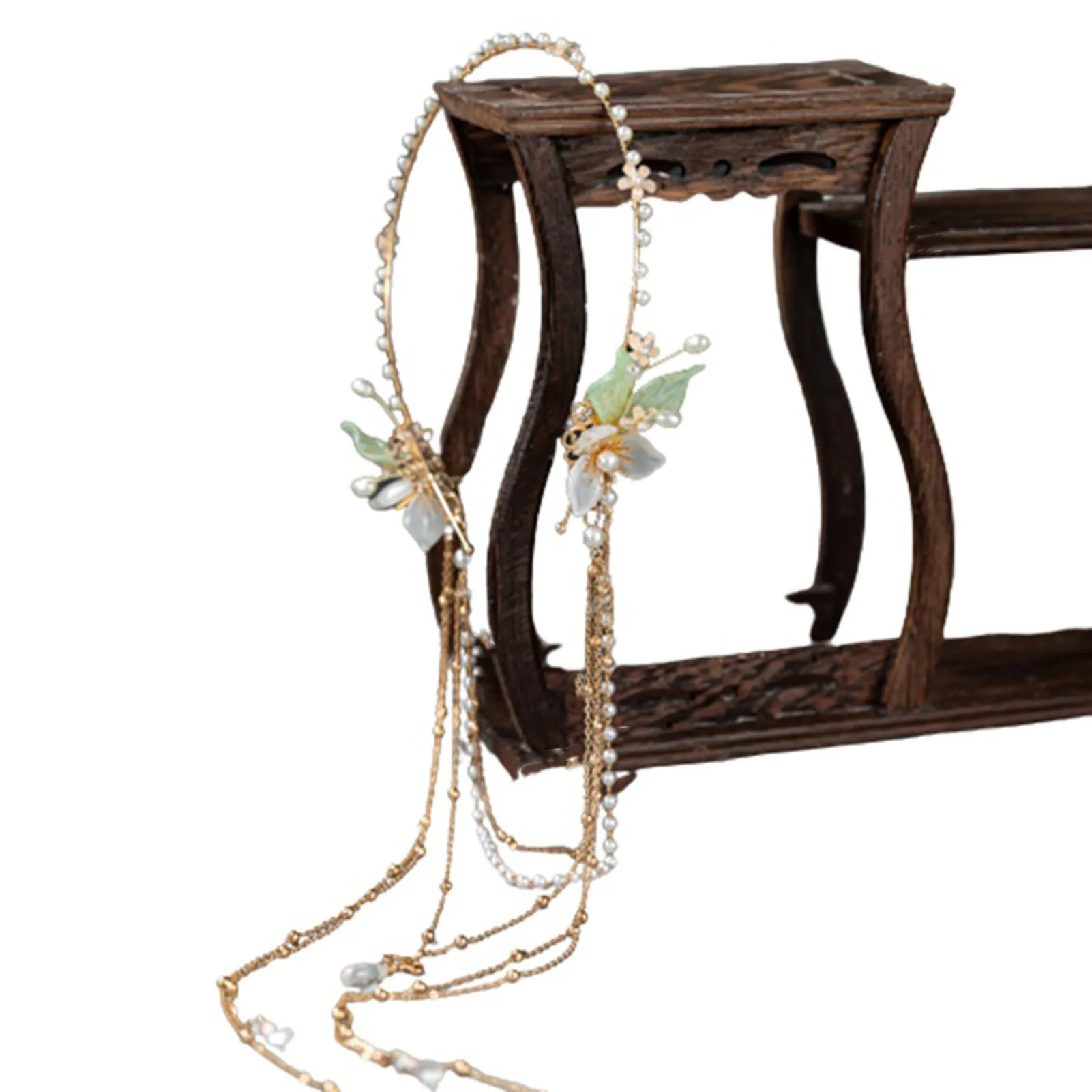 Chinese Style Tassel Headband Artificial Flower Pearl Decor Hanfu Accessories for Chinese Hanfu Cosplay Costume
Chinese Style Tassel Headband Artificial Flower Pearl Decor Hanfu Accessories for Chinese Hanfu Cosplay Costume