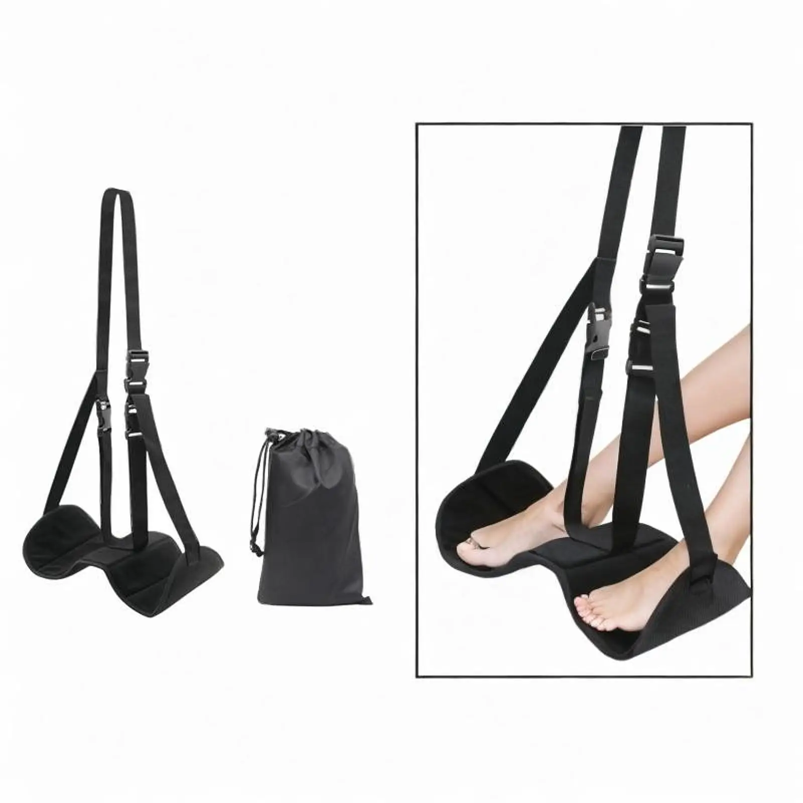 Airplane Travel Cushion Foot Hammock Comfortable Foot Rest Pillow for Women Men Relaxing Flights and Office Leg Support
Airplane Travel Cushion Foot Hammock Comfortable Foot Rest Pillow for Women Men Relaxing Flights and Office Leg Support