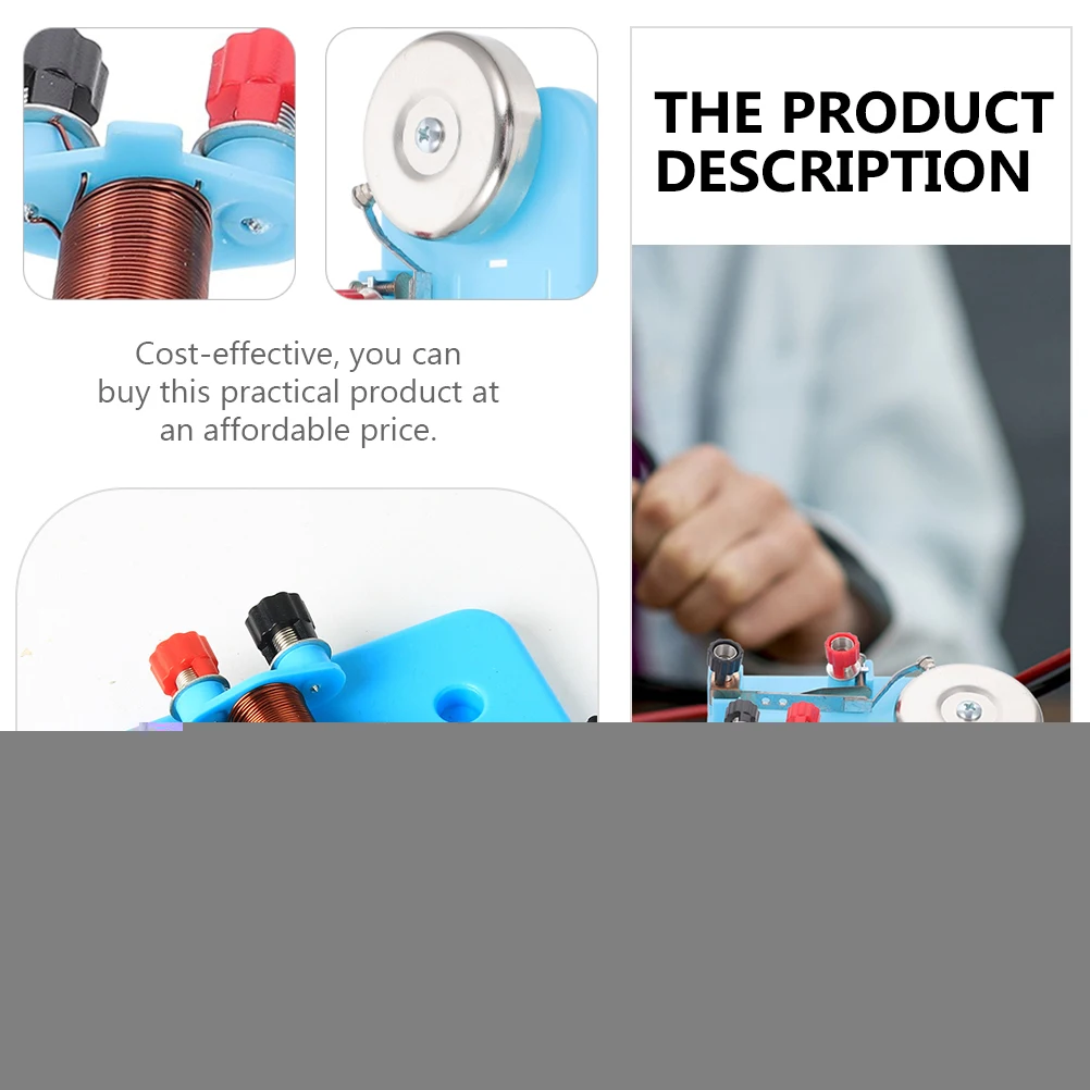 Electromagnet Teaching Instruments Electric Bell Science Experiments Tools Primary School Physics Laboratory Equipment
Electromagnet Teaching Instruments Electric Bell Science Experiments Tools Primary School Physics Laboratory Equipment