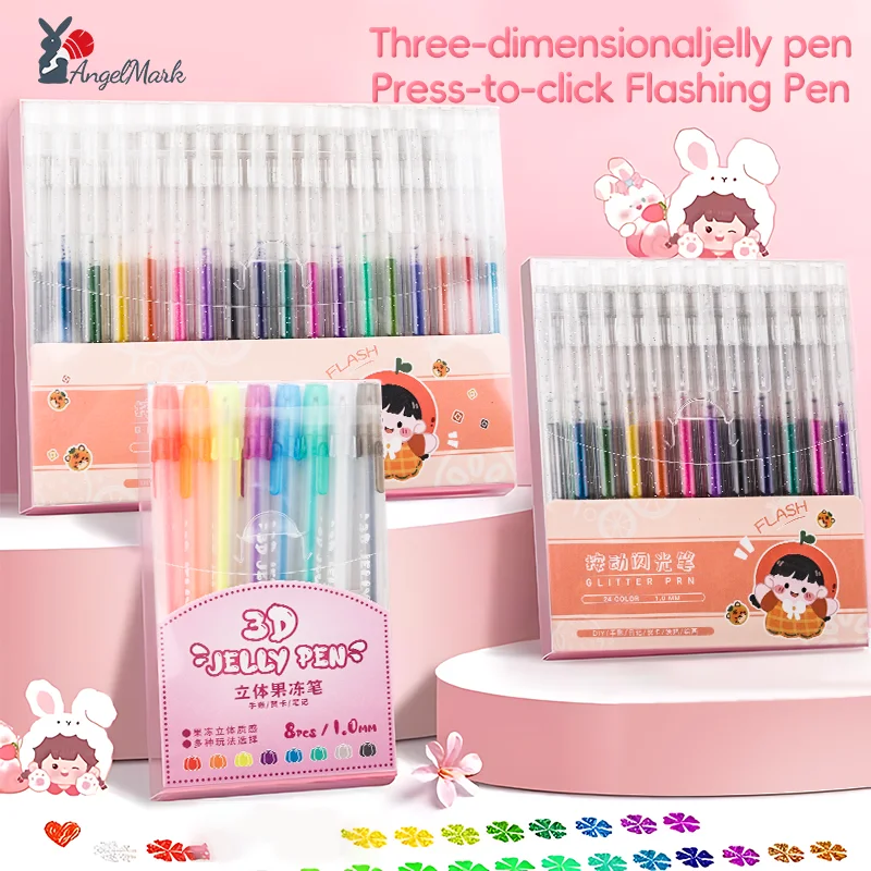 8 / 12 / 18/24/36/48 Colors Flash Pens /Retractable Glitter Gel Pens Handwriting Pens for Writing Notes Art Coloring Drawing DIY
8 / 12 / 18/24/36/48 Colors Flash Pens /Retractable Glitter Gel Pens Handwriting Pens for Writing Notes Art Coloring Drawing DIY