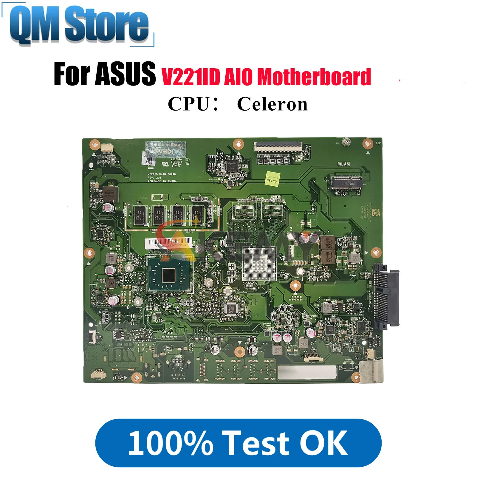 V221ID Motherboard For ASUS Vivo AiO V221IA V221I V221ID V221IC Mainboard With Celeron CPU 100% tests OK fast shipping stk
V221ID Motherboard For ASUS Vivo AiO V221IA V221I V221ID V221IC Mainboard With Celeron CPU 100% tests OK fast shipping stk