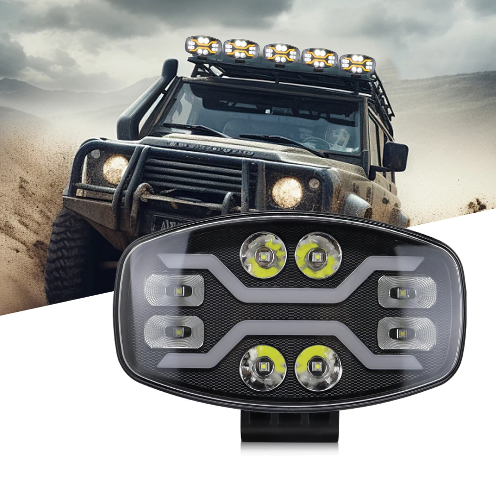 10-дюймовый супер яркий с белым желтым светодиодом DRL Spot Work Driving Head Light для грузовиков автобусных прицепов для транспортных средств, вилочных погрузчиков, рабочий свет
10-дюймовый супер яркий с белым желтым светодиодом DRL Spot Work Driving Head Light для грузовиков автобусных прицепов для транспортных средств, вилочных погрузчиков, рабочий свет