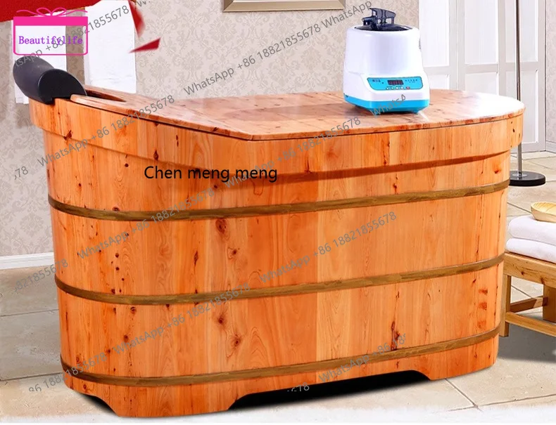 YL Solid wood bath bucket, bathtub, whole body bath, wooden tub, bathtub, household fumigation bucket.
YL Solid wood bath bucket, bathtub, whole body bath, wooden tub, bathtub, household fumigation bucket.