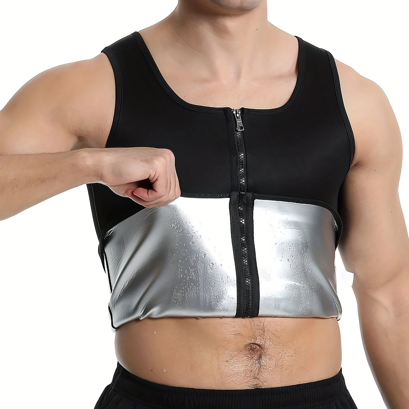 1pcs Sauna Sweat Suits Shirt Vest Waist Trainer for Men Compression Workout Shapewear Excersize Gym Clothes Working Out
1pcs Sauna Sweat Suits Shirt Vest Waist Trainer for Men Compression Workout Shapewear Excersize Gym Clothes Working Out