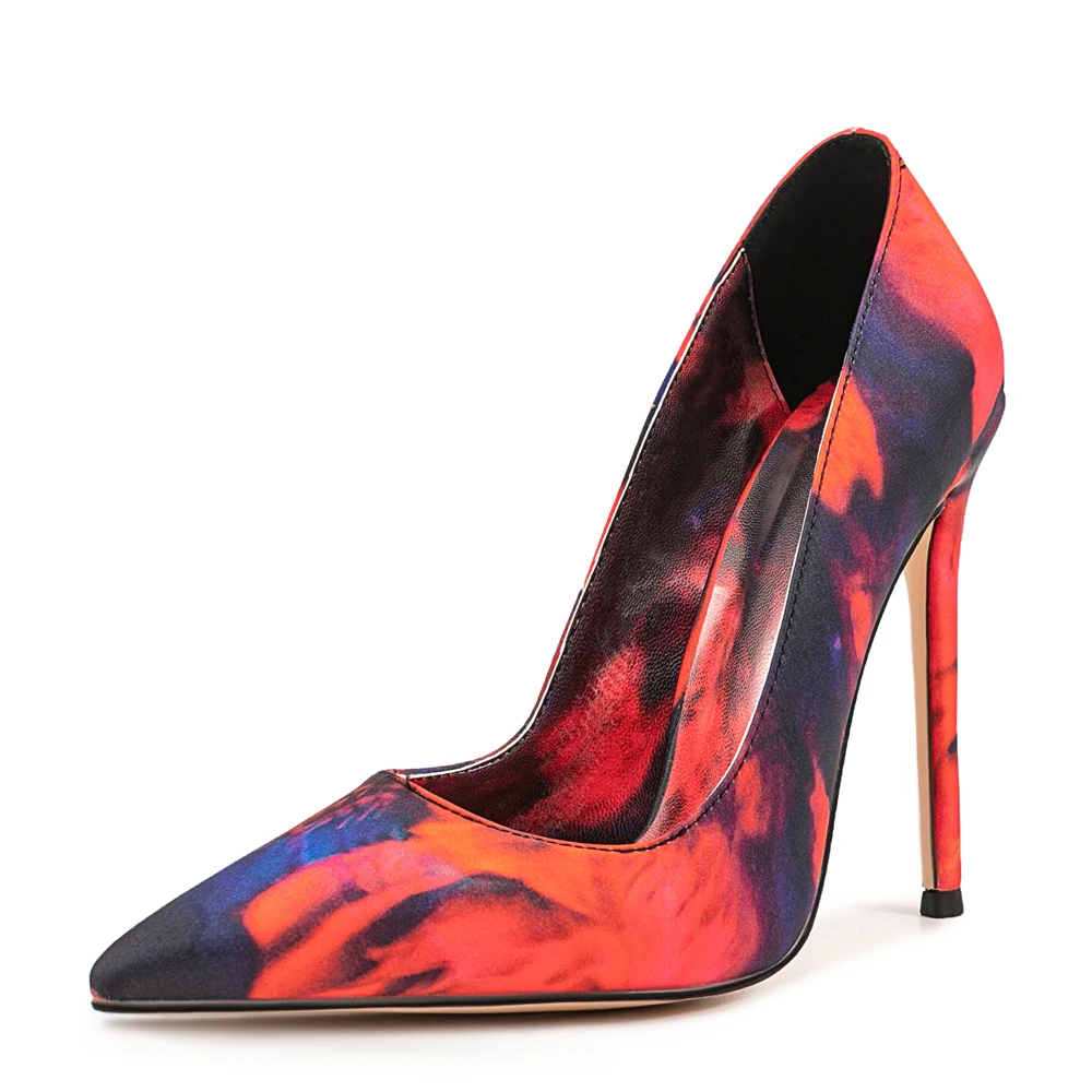 Floral Prints Slim High Heels Big Size 47 Women Dress Pumps Mixed Color Stiletto Basic Wide Feet Evening Shoes
Floral Prints Slim High Heels Big Size 47 Women Dress Pumps Mixed Color Stiletto Basic Wide Feet Evening Shoes