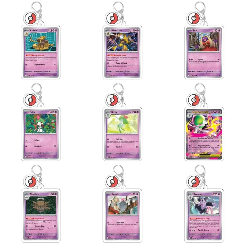 Keychain for Pokemon Gardevori Gallade Alakazam Jynx Acrylic Anime Cartoon DIY Collection Toys Gift for Friend Birthday Gifts
Keychain for Pokemon Gardevori Gallade Alakazam Jynx Acrylic Anime Cartoon DIY Collection Toys Gift for Friend Birthday Gifts