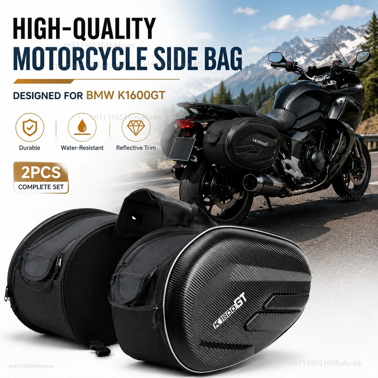 For BMW K 1600GT K1600 GT K 1600 GT 2016-2021 2PCS Motorcycle Pannier Bags Luggage Saddle Bags Side Storage Fork Travel Pouch
For BMW K 1600GT K1600 GT K 1600 GT 2016-2021 2PCS Motorcycle Pannier Bags Luggage Saddle Bags Side Storage Fork Travel Pouch