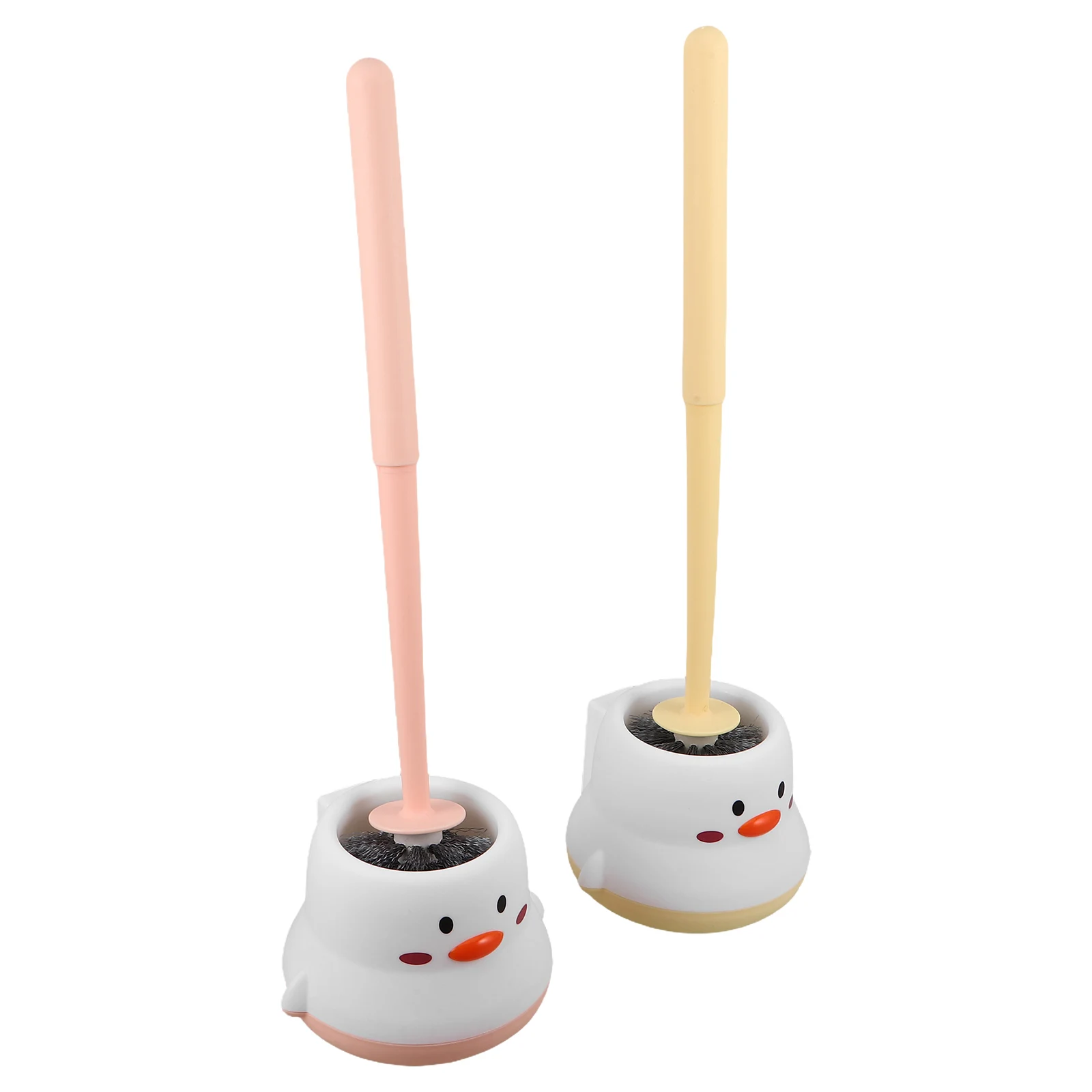 2pcs Toilet Bowl With Long Handle Durable Plastic Bathroom Scrub Brush Space-Saving Freestanding Holder Reusable Toilet Cleaning
2pcs Toilet Bowl With Long Handle Durable Plastic Bathroom Scrub Brush Space-Saving Freestanding Holder Reusable Toilet Cleaning