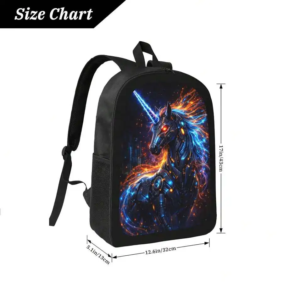 Cyber Unicorn Backpack Stylish Casual Lightweight Durable Daypack For Men Women
Cyber Unicorn Backpack Stylish Casual Lightweight Durable Daypack For Men Women