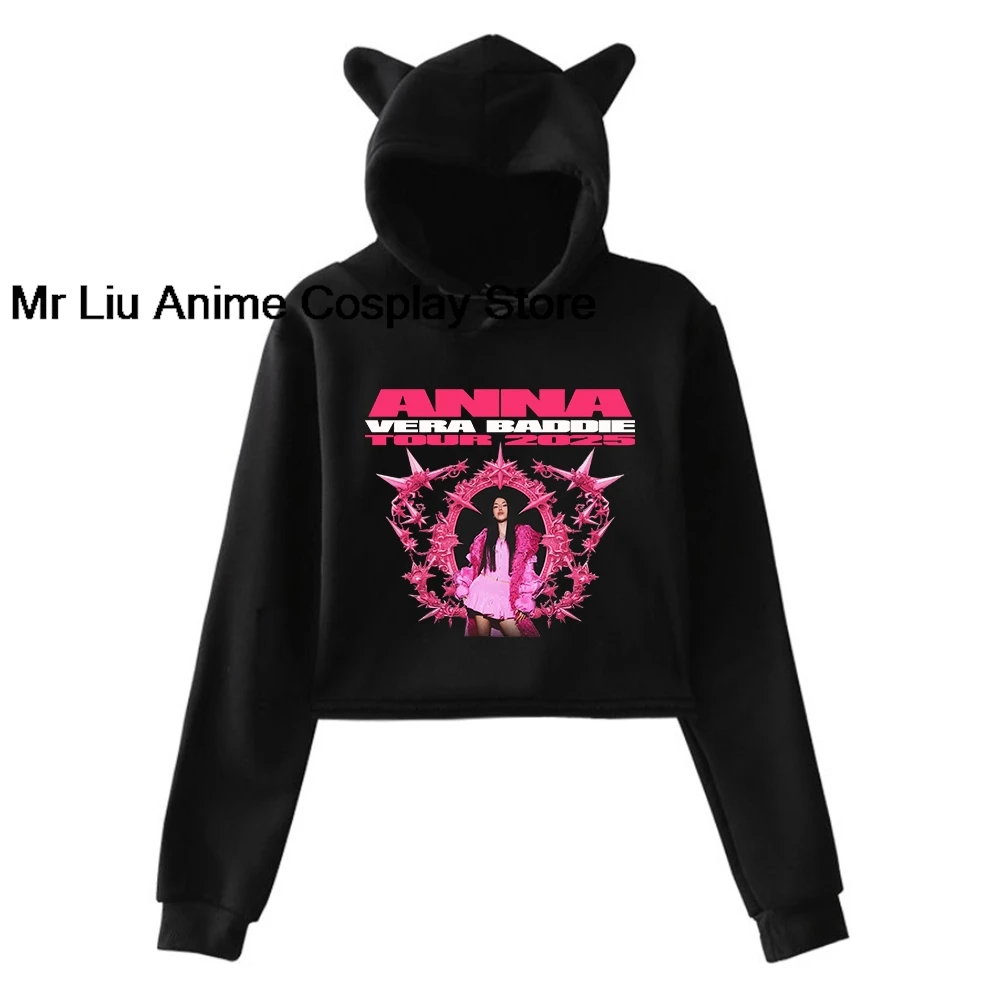 Anna Pepe Vera Baddie Tour Hoodie Cat Ears Hooded Sweatshirts Long Sleeve Crop Top Women Fashion Clothes
Anna Pepe Vera Baddie Tour Hoodie Cat Ears Hooded Sweatshirts Long Sleeve Crop Top Women Fashion Clothes