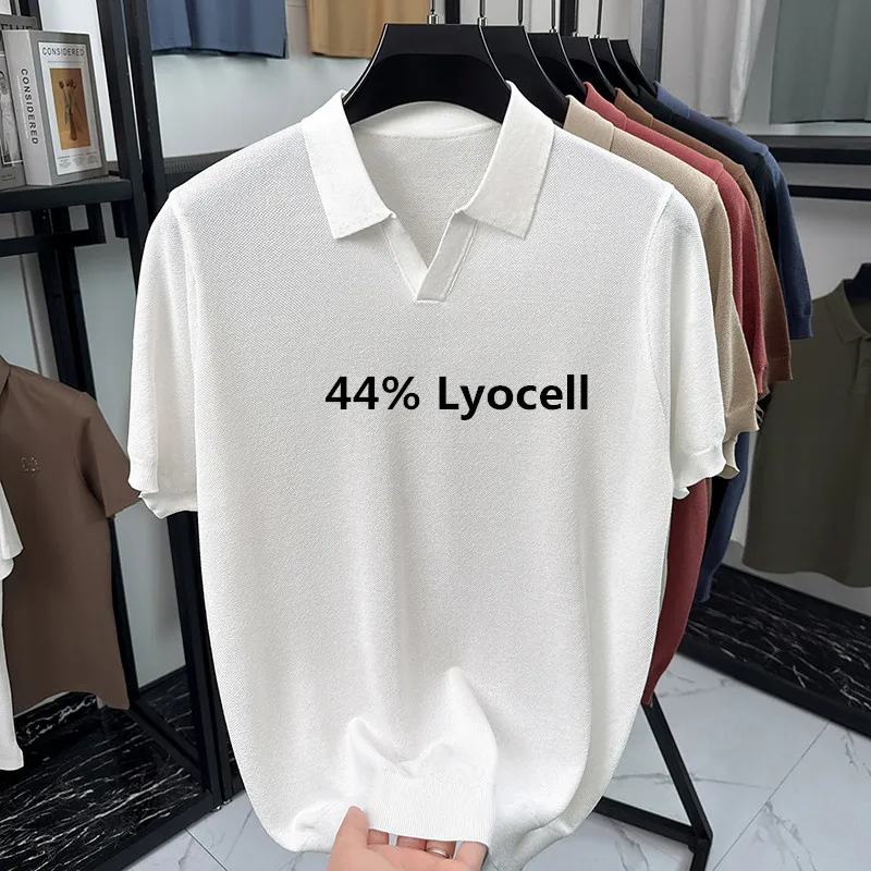 Good Quality Men Knitting Polo Shirt New Trendy 2026 Summer Lyocell Knitwear Short Sleeve Clothes Pullover Breathable Knit Shirt
Good Quality Men Knitting Polo Shirt New Trendy 2026 Summer Lyocell Knitwear Short Sleeve Clothes Pullover Breathable Knit Shirt