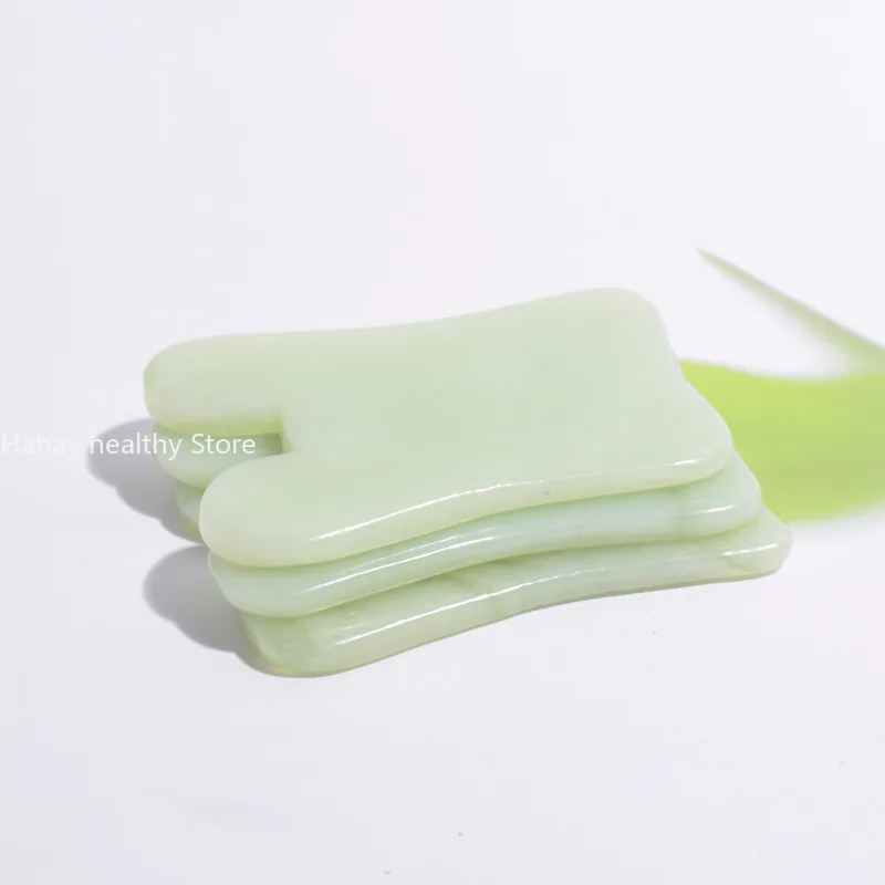Natural Jade Guasha Stone Board Facial Eye Guasha Plate Jade Face Massager Scraper Tool For Body Pressure Therapy
Natural Jade Guasha Stone Board Facial Eye Guasha Plate Jade Face Massager Scraper Tool For Body Pressure Therapy