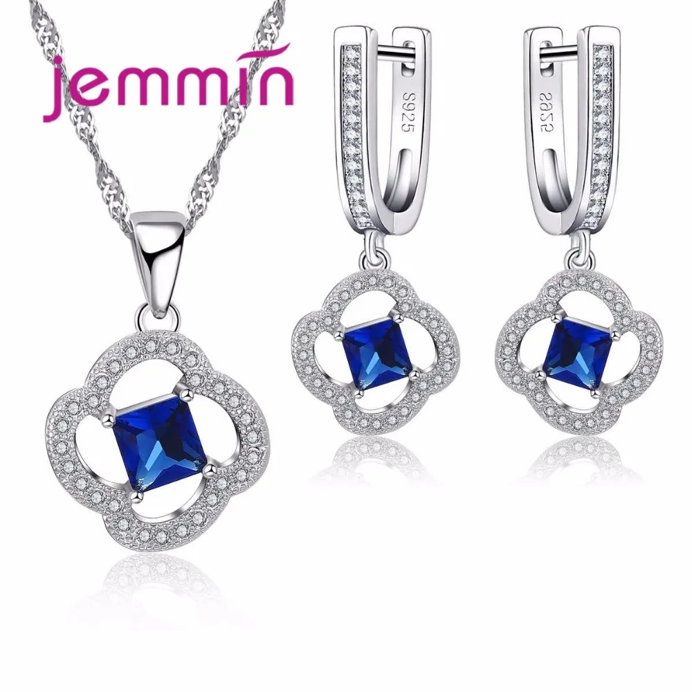 Women Jewelry Set Trendy 925 Silver Cubic Zirconia Pendants Necklace Dangle Earrings Set For Engagement Wedding Accessory
Women Jewelry Set Trendy 925 Silver Cubic Zirconia Pendants Necklace Dangle Earrings Set For Engagement Wedding Accessory
