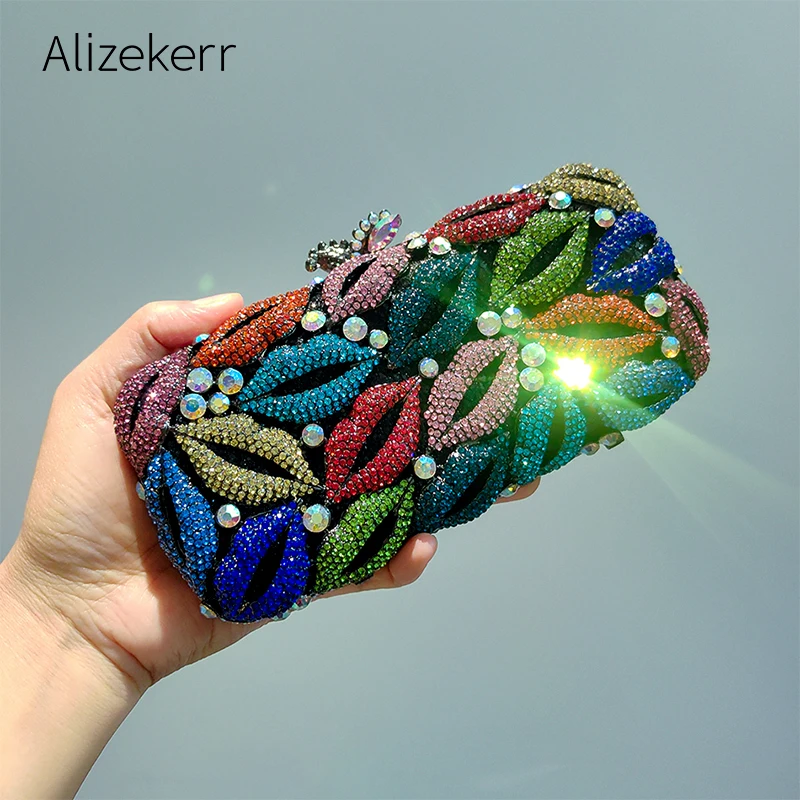 Alizekerr Lips Crystal Evening Bags Women Boutique Unique Multicolour Diamond Clutch Purses And Handbags Bridal Wedding Party
Alizekerr Lips Crystal Evening Bags Women Boutique Unique Multicolour Diamond Clutch Purses And Handbags Bridal Wedding Party