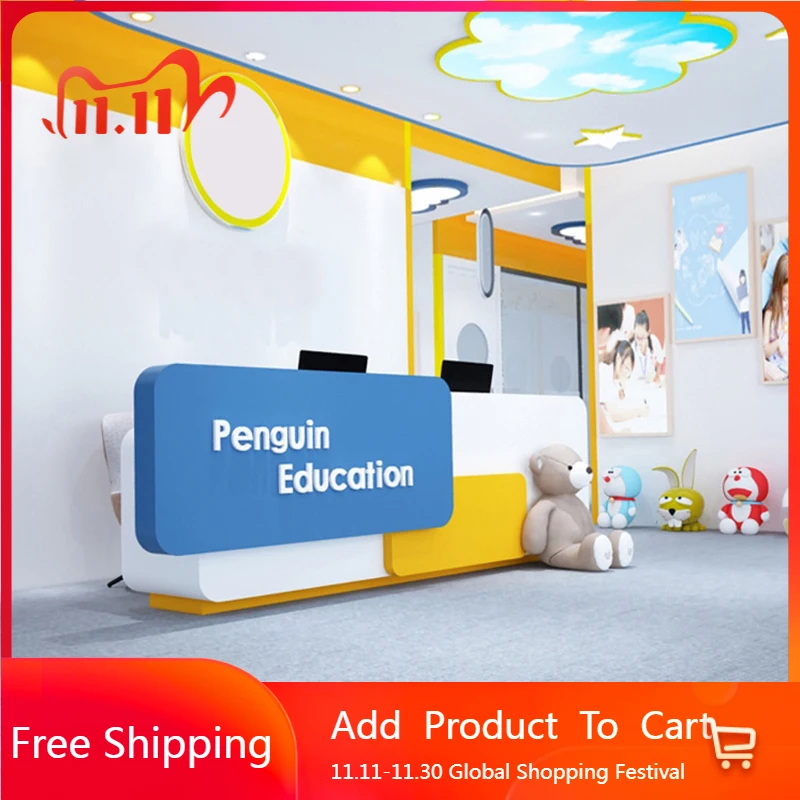 Elegant High Quality Desks Welcome Beauty Salon Luxury High Quality Store Display Desks Stands Welcome Schreibtisch Furniture
Elegant High Quality Desks Welcome Beauty Salon Luxury High Quality Store Display Desks Stands Welcome Schreibtisch Furniture