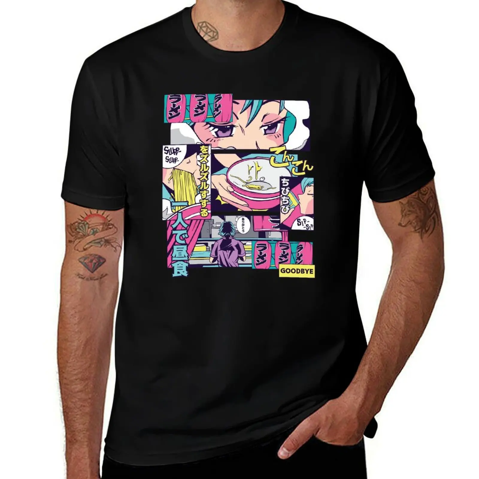 Anime Vaporwave Ramen Shop Goodbye Comic T-Shirt man t shirts cotton cotton t shirt pack funny t shirts man T-Shirt
Anime Vaporwave Ramen Shop Goodbye Comic T-Shirt man t shirts cotton cotton t shirt pack funny t shirts man T-Shirt