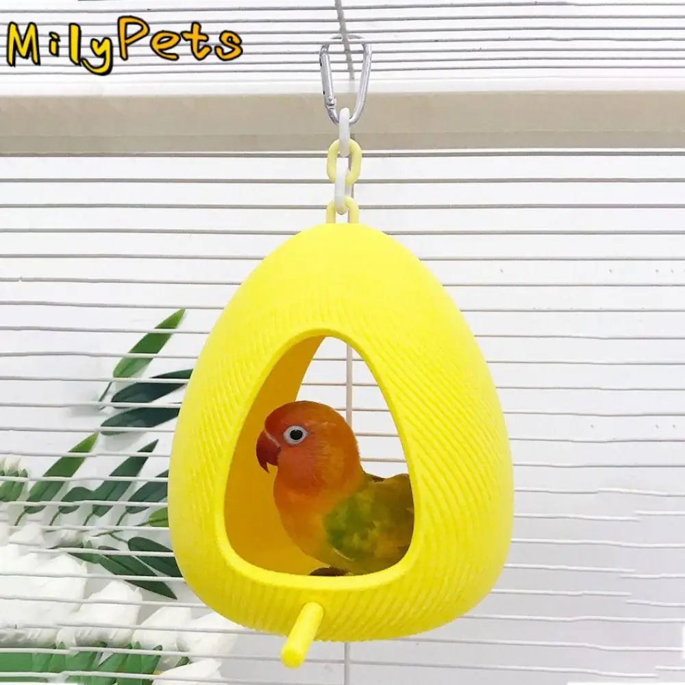 Practical Egg Shape Hanging Birdhouse Stable with Stand Bird Nest Bite Resistant Bird Food Tray Relieve Boredom
Practical Egg Shape Hanging Birdhouse Stable with Stand Bird Nest Bite Resistant Bird Food Tray Relieve Boredom