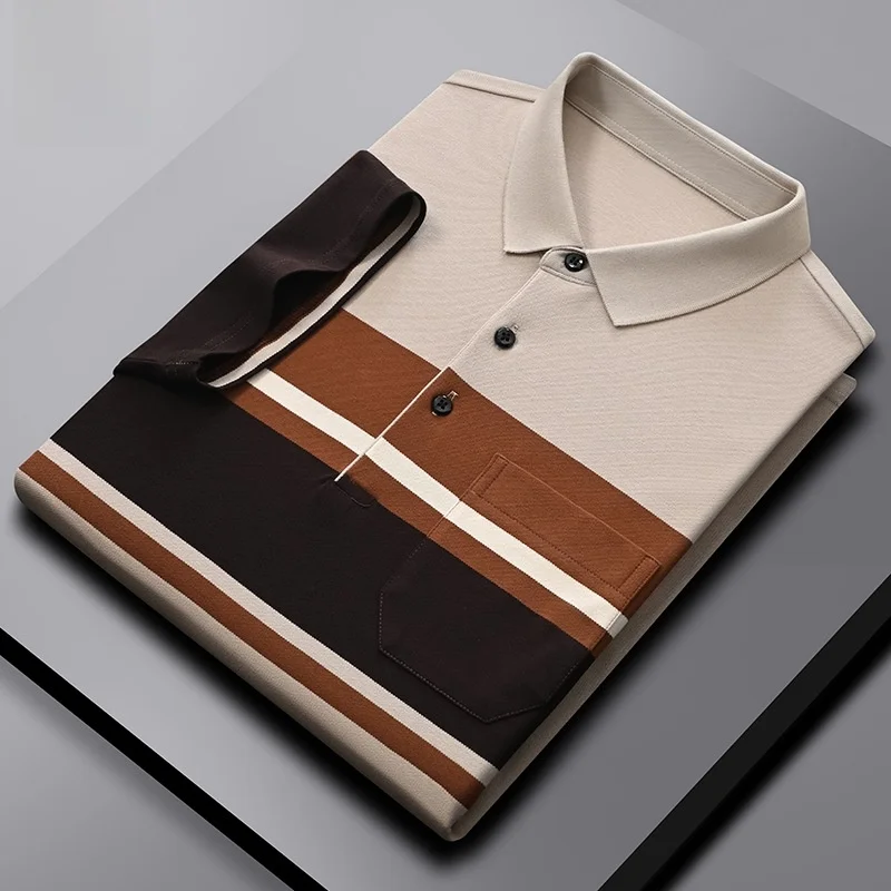 Summer New Heavyweight Thin Short Sleeve Embroidered Business Casual Fashionable Middle-aged Men's Striped Shirt
Summer New Heavyweight Thin Short Sleeve Embroidered Business Casual Fashionable Middle-aged Men's Striped Shirt