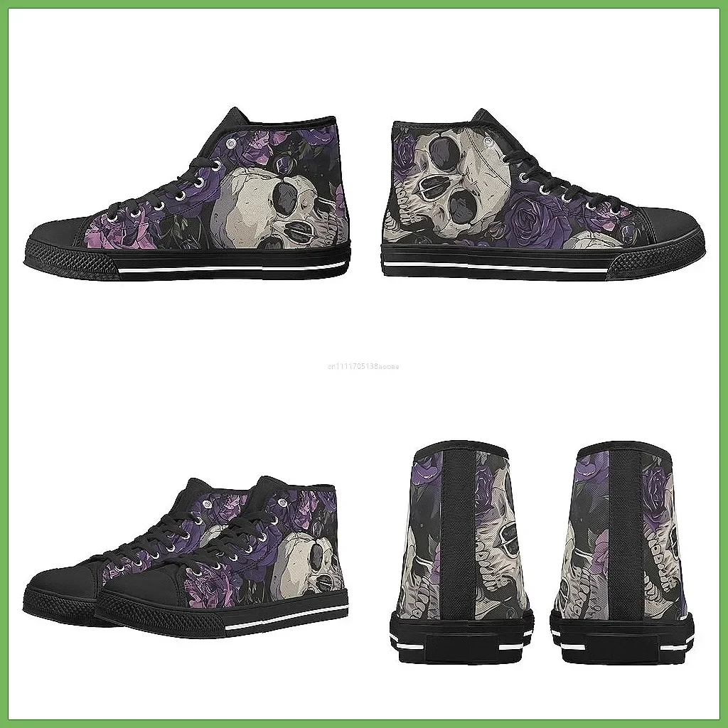 Custom Gothic Skeleton Canvas Shoes High Top Vulcanized Sneakers for Teens Boys
Custom Gothic Skeleton Canvas Shoes High Top Vulcanized Sneakers for Teens Boys