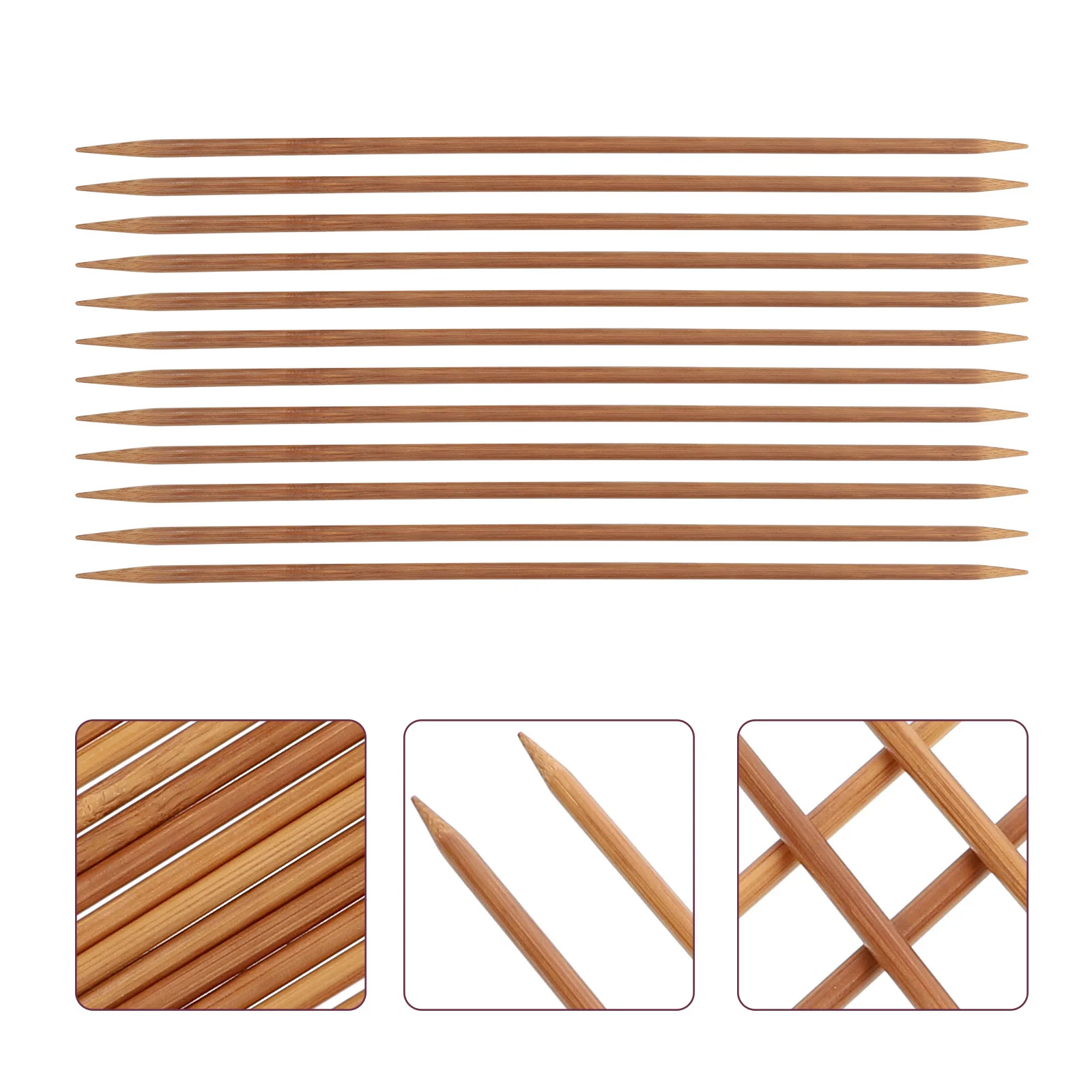 40Pcs Double Pointed Needle Knitting Tools Long Sweater Needles Bamboo Knitting Rods DIY Handmade Weaving Supplies
40Pcs Double Pointed Needle Knitting Tools Long Sweater Needles Bamboo Knitting Rods DIY Handmade Weaving Supplies