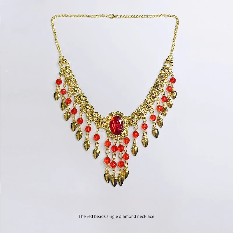 customized bellydance necklace accessories Indian dance stage performance adult red bead necklace wholesale rave accessories kid
customized bellydance necklace accessories Indian dance stage performance adult red bead necklace wholesale rave accessories kid