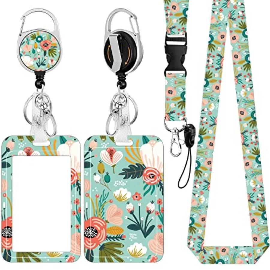ID Badge Holder with Lanyard, Retractable Badge Reel with Swivel Belt Clip, Detachale Lanyard Name Card Tag Vertical ID Protect
ID Badge Holder with Lanyard, Retractable Badge Reel with Swivel Belt Clip, Detachale Lanyard Name Card Tag Vertical ID Protect