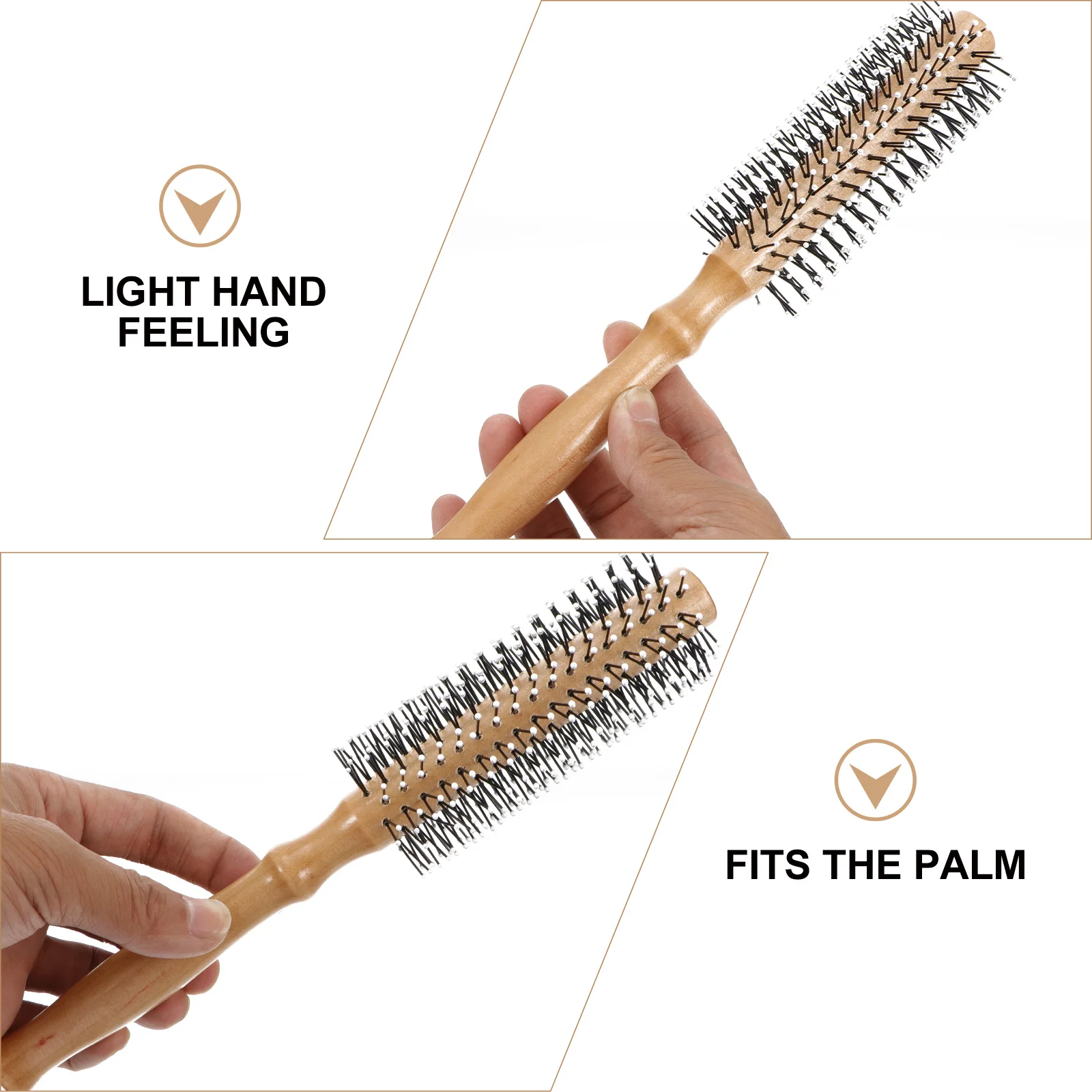 1Pcs Hairstyling Comb Wood Round Hair Brush Durable Lightweight Smooth Scalp Massage Portable Styling Accessory
1Pcs Hairstyling Comb Wood Round Hair Brush Durable Lightweight Smooth Scalp Massage Portable Styling Accessory