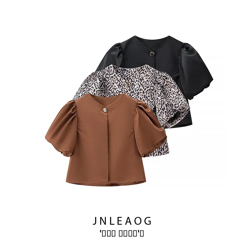 JNLEAOG Spring New Women's Faion Design Casual Bubble Sve irt Commute Sle Polyester Fabric ort Sve round Ne
JNLEAOG Spring New Women's Faion Design Casual Bubble Sve irt Commute Sle Polyester Fabric ort Sve round Ne